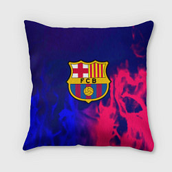 Подушка квадратная Barcelona fc club gradient, цвет: 3D-принт