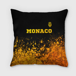 Подушка квадратная Monaco - gold gradient посередине, цвет: 3D-принт
