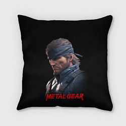 Подушка квадратная Веном Снейк из игры Metal gear, цвет: 3D-принт