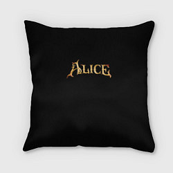Подушка квадратная Alice american mcgee, цвет: 3D-принт