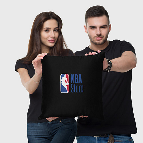 Подушка квадратная NBA store / 3D-принт – фото 3