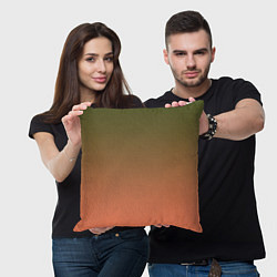 Подушка квадратная Абстрактный градиент, цвет: 3D-принт — фото 2