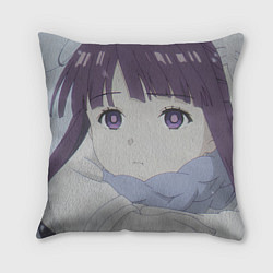 Подушка квадратная Fern Cute Face, цвет: 3D-принт