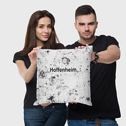 Подушка квадратная Hoffenheim dirty ice, цвет: 3D-принт — фото 2
