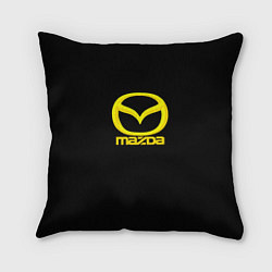 Подушка квадратная Mazda yellow, цвет: 3D-принт