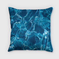 Подушка квадратная Текстура океана, цвет: 3D-принт