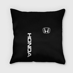 Подушка квадратная Honda white logo auto, цвет: 3D-принт