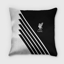 Подушка квадратная Liverpool sport fc geometry, цвет: 3D-принт