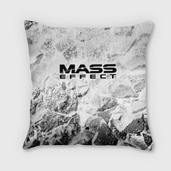 Подушка квадратная Mass Effect white graphite