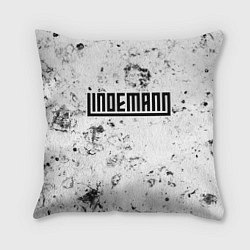 Подушка квадратная Lindemann dirty ice, цвет: 3D-принт