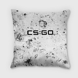 Подушка квадратная Counter Strike dirty ice, цвет: 3D-принт