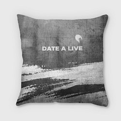 Подушка квадратная Date A Live - grey gradient посередине