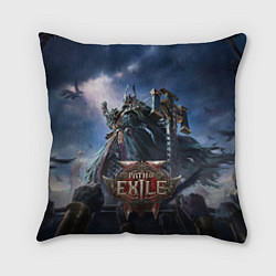 Подушка квадратная Люмериус Path of exile 2, цвет: 3D-принт
