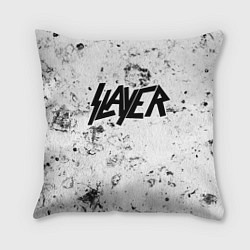 Подушка квадратная Slayer dirty ice, цвет: 3D-принт