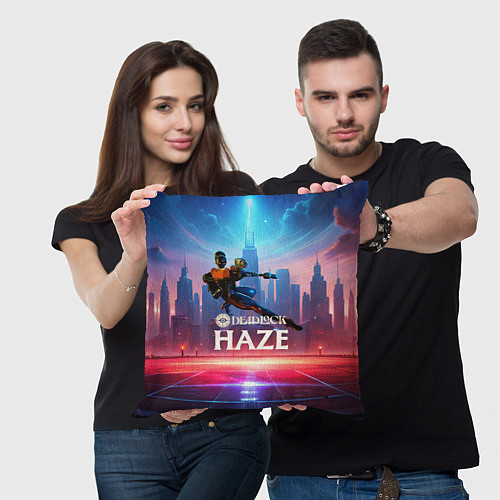 Подушка квадратная Deadlock Мгла / 3D-принт – фото 3