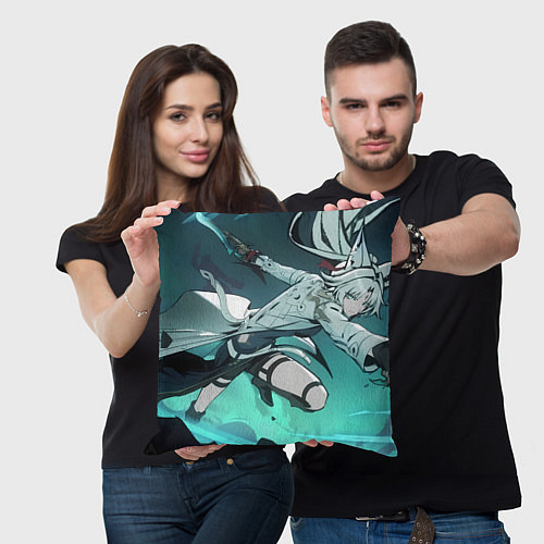 Подушка квадратная Honkai Star Rail Feixiao / 3D-принт – фото 3