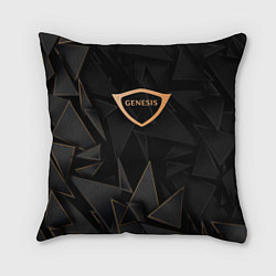 Подушка квадратная Genesis golden poly, цвет: 3D-принт