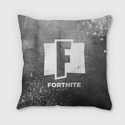 Подушка квадратная Fortnite - grey gradient, цвет: 3D-принт