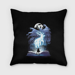 Подушка квадратная Harry Potter patronus and dementors, цвет: 3D-принт