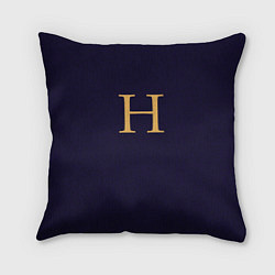 Подушка квадратная Weasley jumper letter H, цвет: 3D-принт