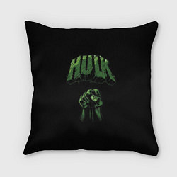 Подушка квадратная Hulk punch, цвет: 3D-принт
