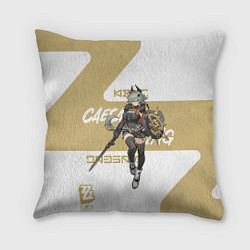 Подушка квадратная Цезарь Кинг - ZZZ, цвет: 3D-принт
