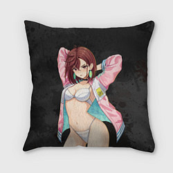 Подушка квадратная Momo Ayase, цвет: 3D-принт