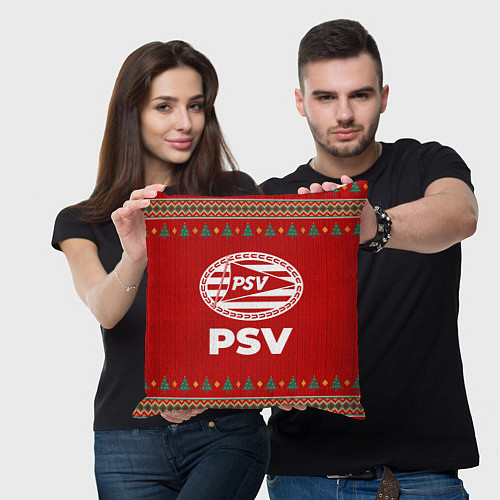 Подушка квадратная PSV new year / 3D-принт – фото 3