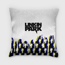 Подушка квадратная Linkin park human, цвет: 3D-принт