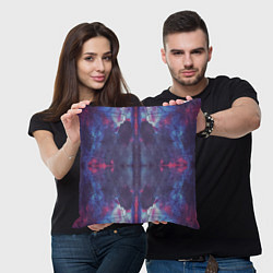 Подушка квадратная Космическая паутина, цвет: 3D-принт — фото 2