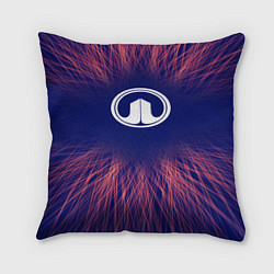 Подушка квадратная Great Wall red energy, цвет: 3D-принт