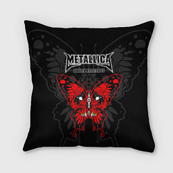 Подушка квадратная Metallica - life in Belgrade, цвет: 3D-принт
