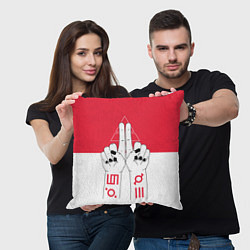 Подушка квадратная 30 Seconds to Mars poster, цвет: 3D-принт — фото 2