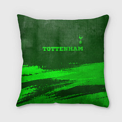 Подушка квадратная Tottenham - green gradient посередине, цвет: 3D-принт