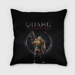 Подушка квадратная Quake champions - Ranger, цвет: 3D-принт