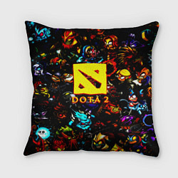 Подушка квадратная Dota2 персонажи, цвет: 3D-принт