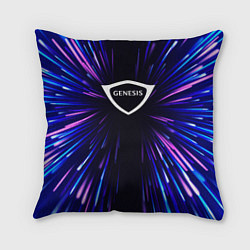 Подушка квадратная Genesis neon energy, цвет: 3D-принт