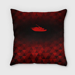 Подушка квадратная Papa Roach red poly, цвет: 3D-принт