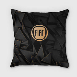 Подушка квадратная Fiat golden poly, цвет: 3D-принт