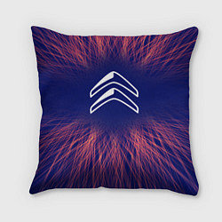 Подушка квадратная Citroen red energy, цвет: 3D-принт