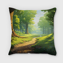 Подушка квадратная Fabulous forest, цвет: 3D-принт