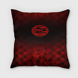 Подушка квадратная PSV red poly, цвет: 3D-принт