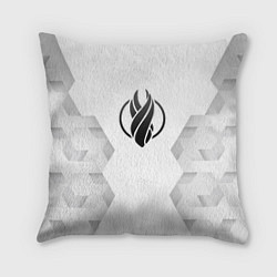 Подушка квадратная Dead Space white poly, цвет: 3D-принт