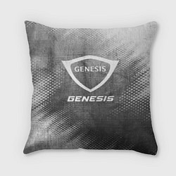 Подушка квадратная Genesis - grey gradient, цвет: 3D-принт