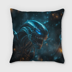 Подушка квадратная Alien space, цвет: 3D-принт
