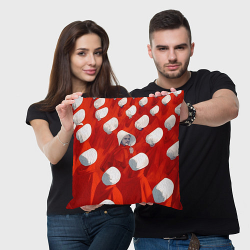 Подушка квадратная Рассказ служанки / 3D-принт – фото 3