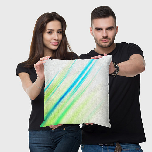 Подушка квадратная Multicolored / 3D-принт – фото 3