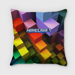 Подушка квадратная Minecraft - pattern, цвет: 3D-принт