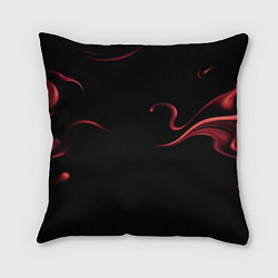 Подушка квадратная Color red abstraction, цвет: 3D-принт