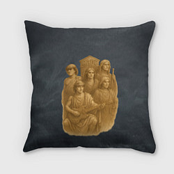 Подушка квадратная ACDC старинный памятник группе, цвет: 3D-принт